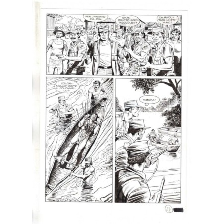 Mister No - Black lagoon - p.47 - Di Vitto - Tavola Originale  - 2006
