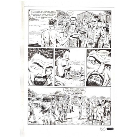 Mister No - Black lagoon - p.50 - Di Vitto - Tavola Originale  - 2006