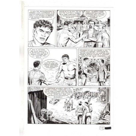 Mister No - Black lagoon - p.52 - Di Vitto - Tavola Originale  - 2006