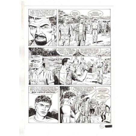 Mister No - Black lagoon - p.53 - Di Vitto - Tavola Originale  - 2006