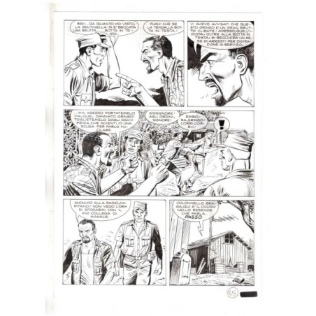 Mister No - Black lagoon - p.55 - Di Vitto - Tavola Originale  - 2006