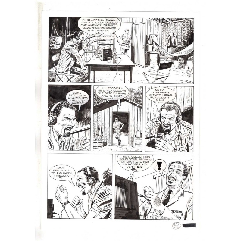 Mister No - Black lagoon - p.56 - Di Vitto - Tavola Originale  - 2006