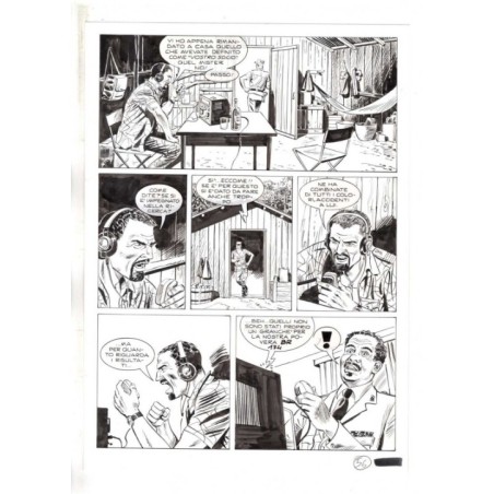 Mister No - Black lagoon - p.56 - Di Vitto - Tavola Originale  - 2006