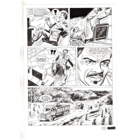 Mister No - Black lagoon - p.58 - Di Vitto - Tavola Originale  - 2006