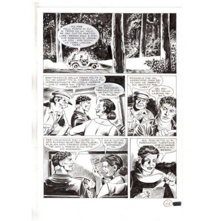 Mister No - Black lagoon - p.61 - Di Vitto - Tavola Originale  - 2006