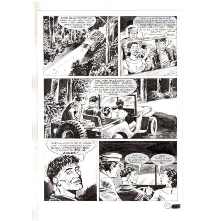 Mister No - Black lagoon - p.62 - Di Vitto - Tavola Originale  - 2006