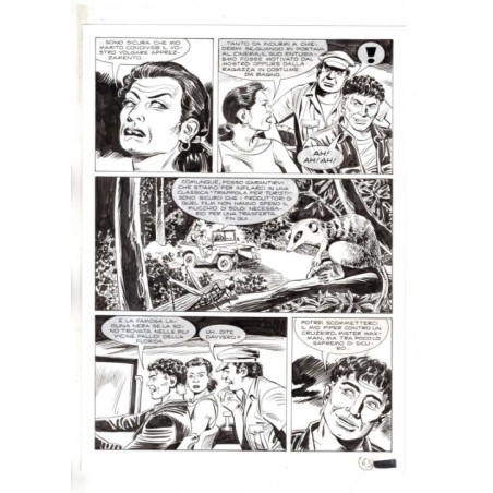 Mister No - Black lagoon - p.63 - Di Vitto - Tavola Originale  - 2006