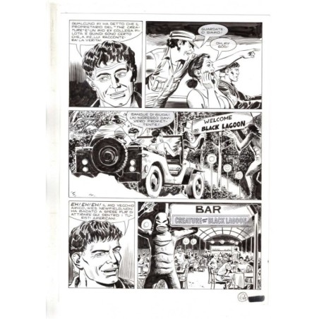 Mister No - Black lagoon - p.64 - Di Vitto - Tavola Originale  - 2006
