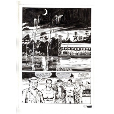 Mister No - Black lagoon - p.65 - Di Vitto - Tavola Originale  - 2006
