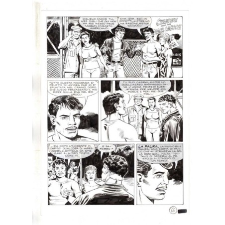 Mister No - Black lagoon - p.66 - Di Vitto - Tavola Originale  - 2006