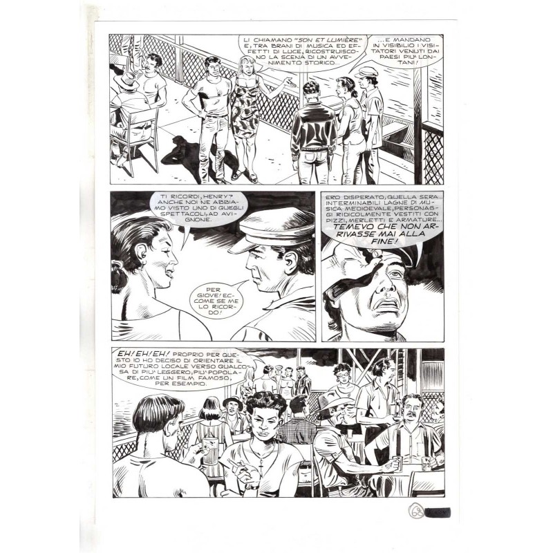 Mister No - Black lagoon - p.68 - Di Vitto - Tavola Originale  - 2006