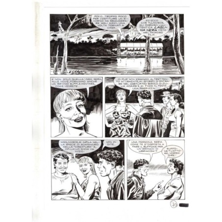 Mister No - Black lagoon - p.70 - Di Vitto - Tavola Originale  - 2006