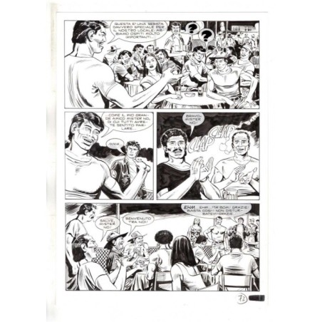 Mister No - Black lagoon - p.72 - Di Vitto - Tavola Originale  - 2006
