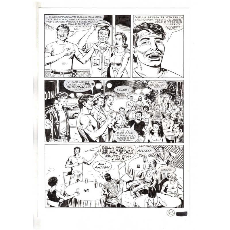 Mister No - Black lagoon - p.73 - Di Vitto - Tavola Originale  - 2006