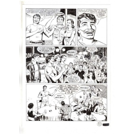 Mister No - Black lagoon - p.73 - Di Vitto - Tavola Originale  - 2006