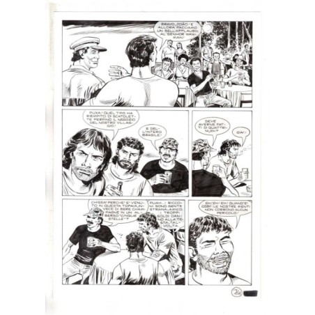 Mister No - Black lagoon - p.74 - Di Vitto - Tavola Originale  - 2006