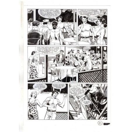 Mister No - Black lagoon - p.75 - Di Vitto - Tavola Originale  - 2006