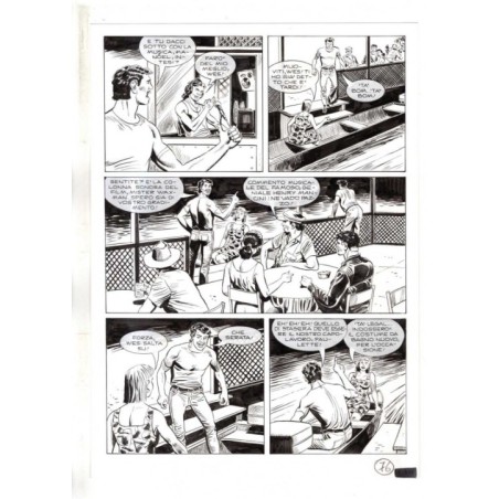 Mister No - Black lagoon - p.76 - Di Vitto - Tavola Originale  - 2006