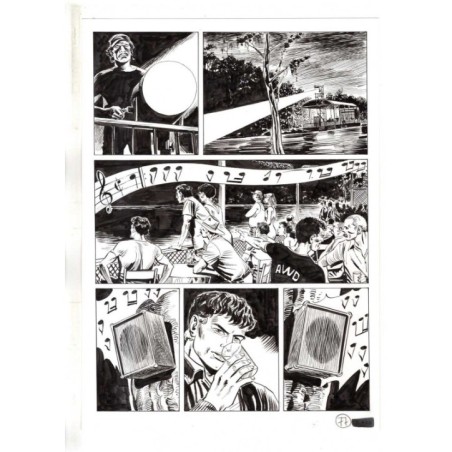 Mister No - Black lagoon - p.77 - Di Vitto - Tavola Originale  - 2006