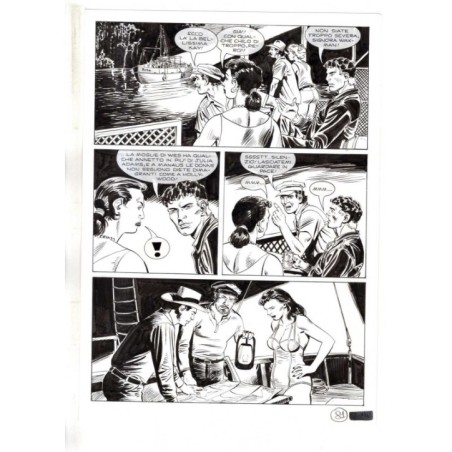 Mister No - Black lagoon - p.81 - Di Vitto - Tavola Originale  - 2006