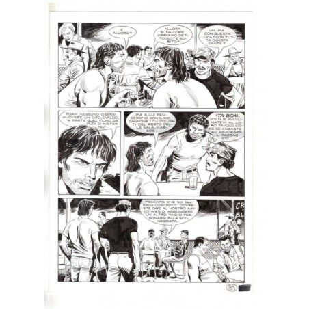 Mister No - Black lagoon - p.89 - Di Vitto - Tavola Originale  - 2006