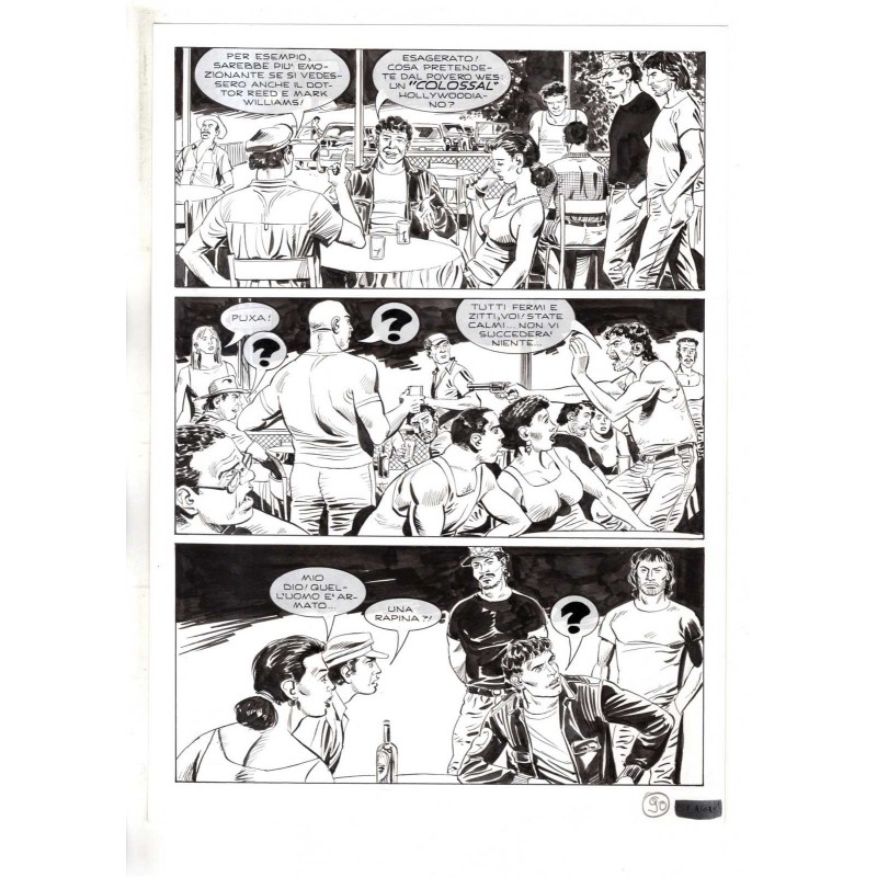 Mister No - Black lagoon - p.90 - Di Vitto - Tavola Originale  - 2006