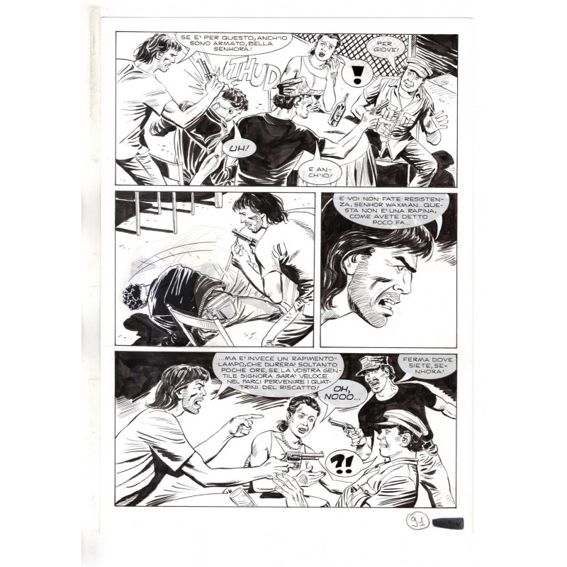 Mister No - Black lagoon - p.91 - Di Vitto - Tavola Originale  - 2006