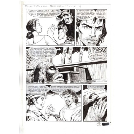 Mister No - Black lagoon - p.92 - Di Vitto - Tavola Originale  - 2006