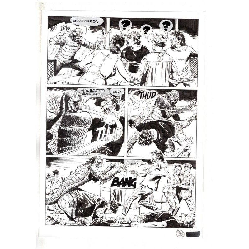 Mister No - Black lagoon - p.93 - Di Vitto - Tavola Originale  - 2006