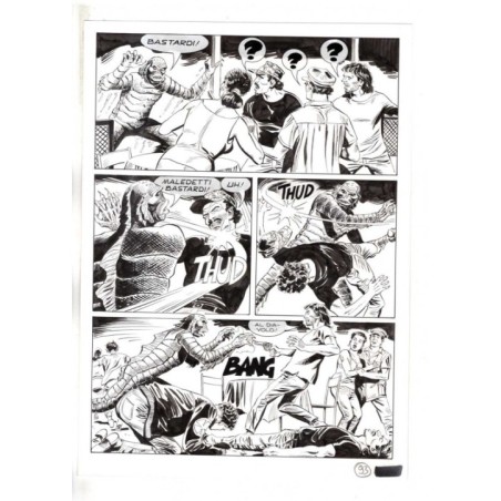 Mister No - Black lagoon - p.93 - Di Vitto - Tavola Originale  - 2006