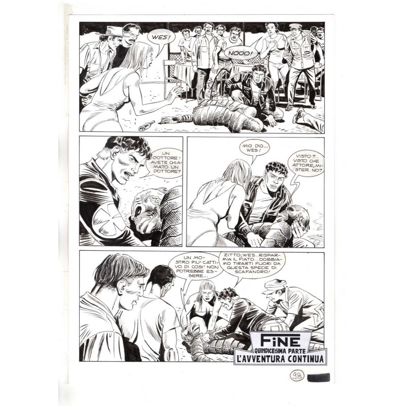 Mister No - Black lagoon - p.fin - Di Vitto - Tavola Originale  - 2006