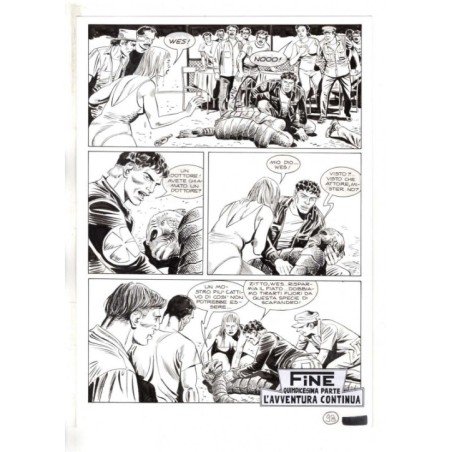 Mister No - Black lagoon - p.fin - Di Vitto - Tavola Originale  - 2006
