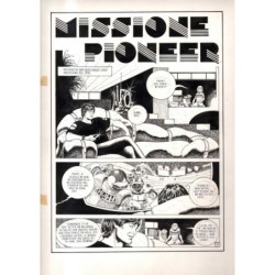 Lanciostory - Missione Pioneer - p.tit - Cossu - Tavola Originale  - 1982