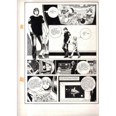Lanciostory - Missione Pioneer - p.2 - Cossu - Tavola Originale  - 1982