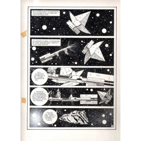 Lanciostory - Missione Pioneer - p.3 - Cossu - Tavola Originale  - 1982