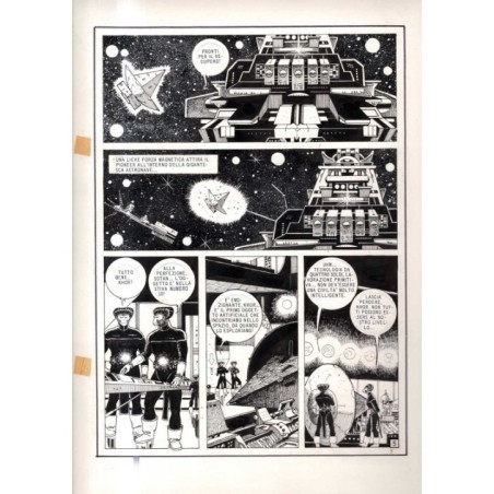 Lanciostory - Missione Pioneer - p.5 - Cossu - Tavola Originale  - 1982