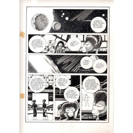 Lanciostory - Missione Pioneer - p.10 - Cossu - Tavola Originale  - 1982