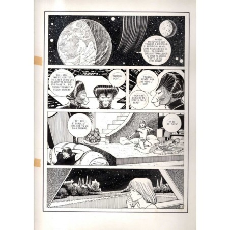 Lanciostory - Missione Pioneer - p.11 - Cossu - Tavola Originale  - 1982