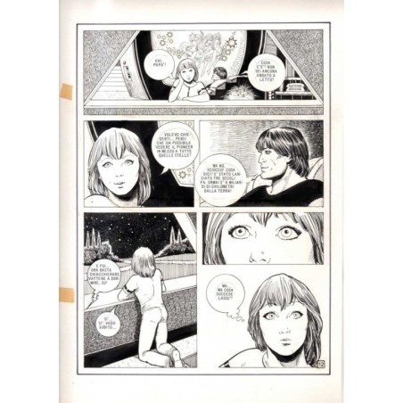 Lanciostory - Missione Pioneer - p.12 - Cossu - Tavola Originale  - 1982