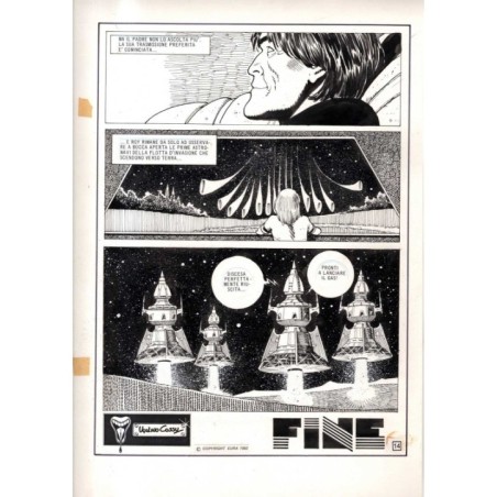 Lanciostory - Missione Pioneer - p.fin - Cossu - Tavola Originale  - 1982