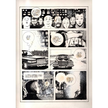 Lanciostory - Non si scherza col fuoco - p.2 - Cossu - Tavola Originale  - 1983