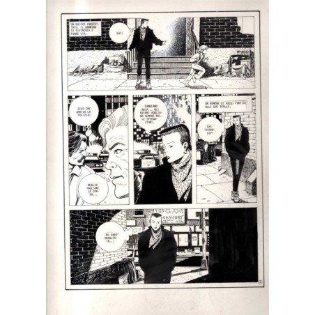 Lanciostory - Non si scherza col fuoco - p.4 - Cossu - Tavola Originale  - 1983