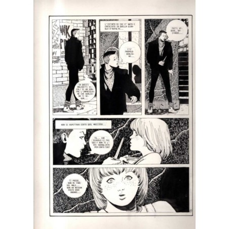 Lanciostory - Non si scherza col fuoco - p.5 - Cossu - Tavola Originale  - 1983