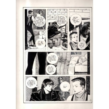 Lanciostory - Non si scherza col fuoco - p.7 - Cossu - Tavola Originale  - 1983
