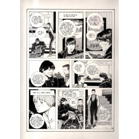 Lanciostory - Non si scherza col fuoco - p.8 - Cossu - Tavola Originale  - 1983
