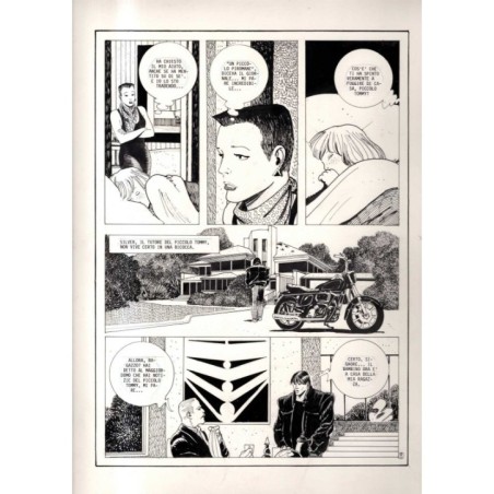 Lanciostory - Non si scherza col fuoco - p.9 - Cossu - Tavola Originale  - 1983