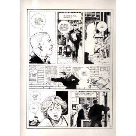 Lanciostory - Non si scherza col fuoco - p.10 - Cossu - Tavola Originale  - 1983