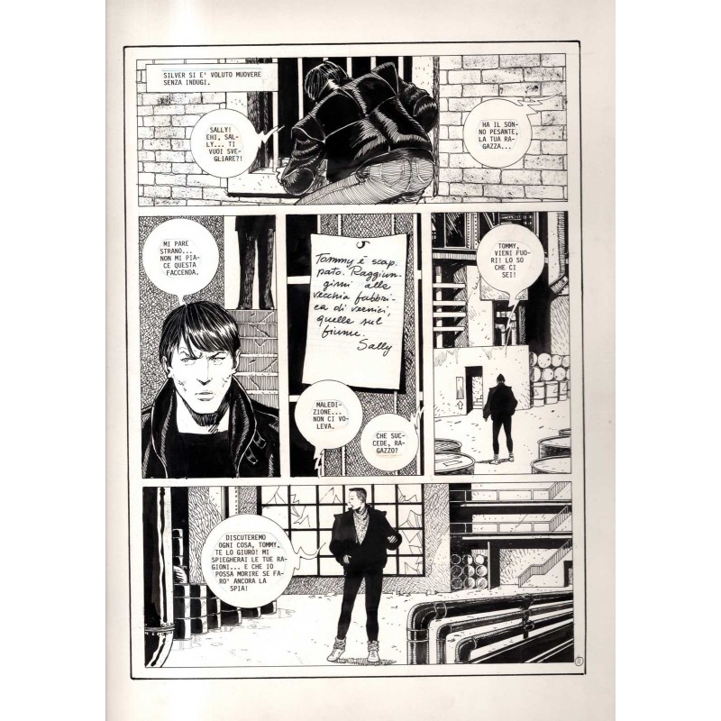 Lanciostory - Non si scherza col fuoco - p.11 - Cossu - Tavola Originale  - 1983