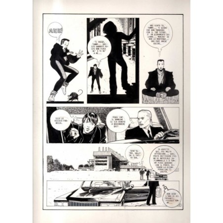 Lanciostory - Non si scherza col fuoco - p.12 - Cossu - Tavola Originale  - 1983