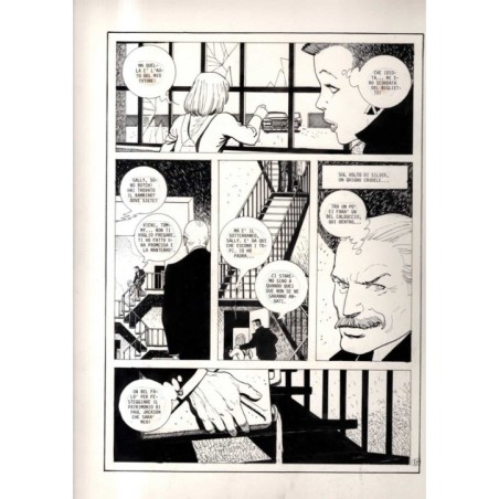 Lanciostory - Non si scherza col fuoco - p.13 - Cossu - Tavola Originale  - 1983